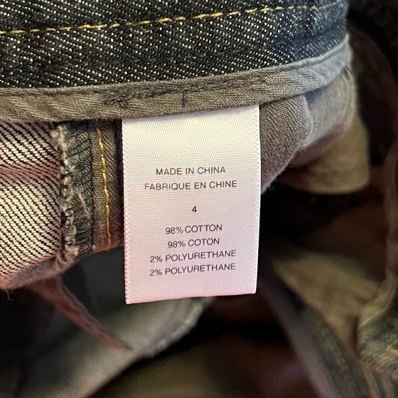 NWT Theory Jeans Womens Cropped Jeans Bann Indigo Size 4 - Picture 5 of 5